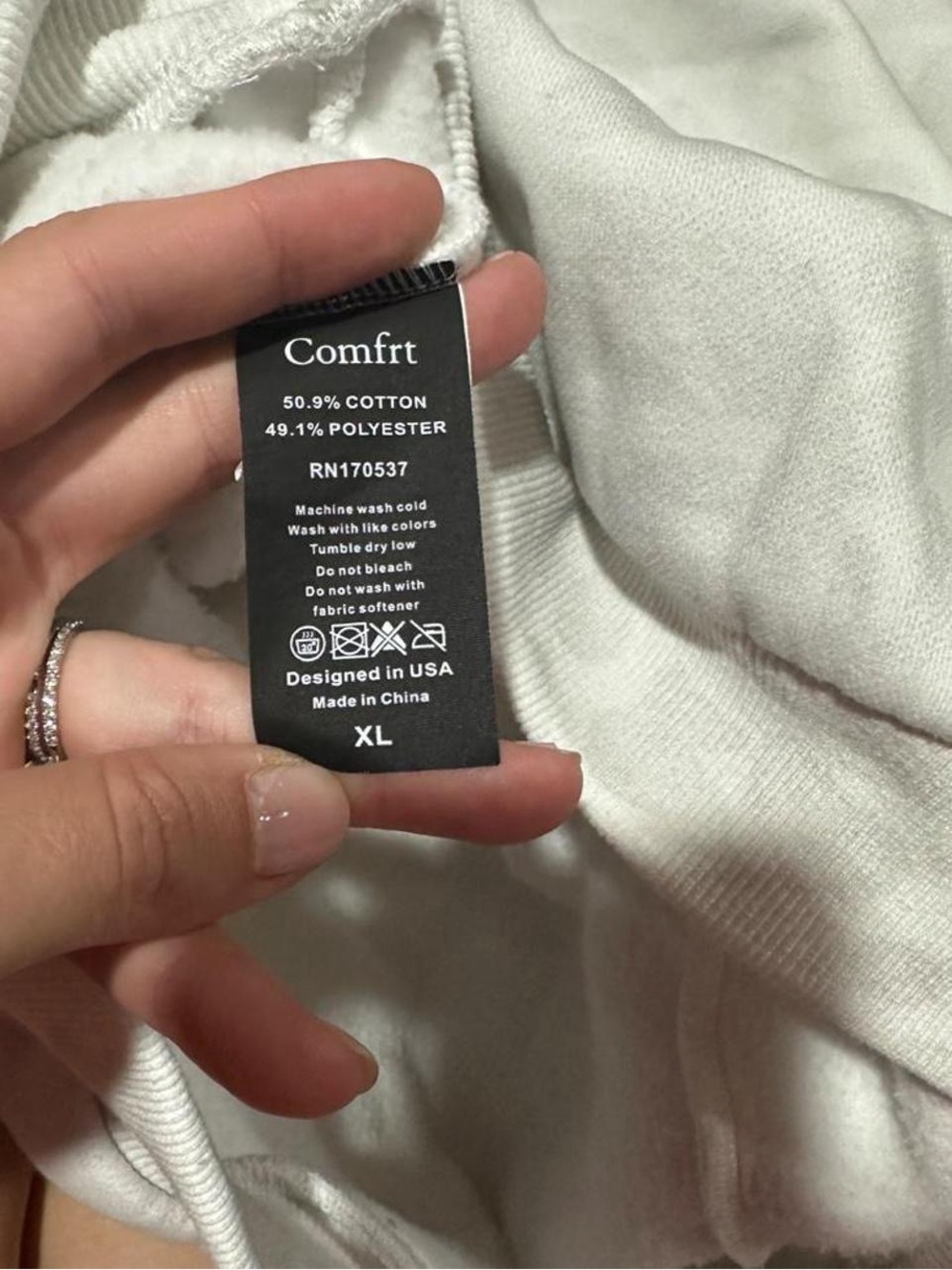 Comfort Kids Hooded Pullover Jacket in Light Gray - Picture 5 of 6